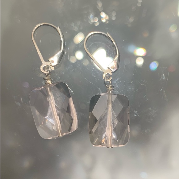 Rose Quartz. Faceted the earrings SS. - Picture 6 of 7